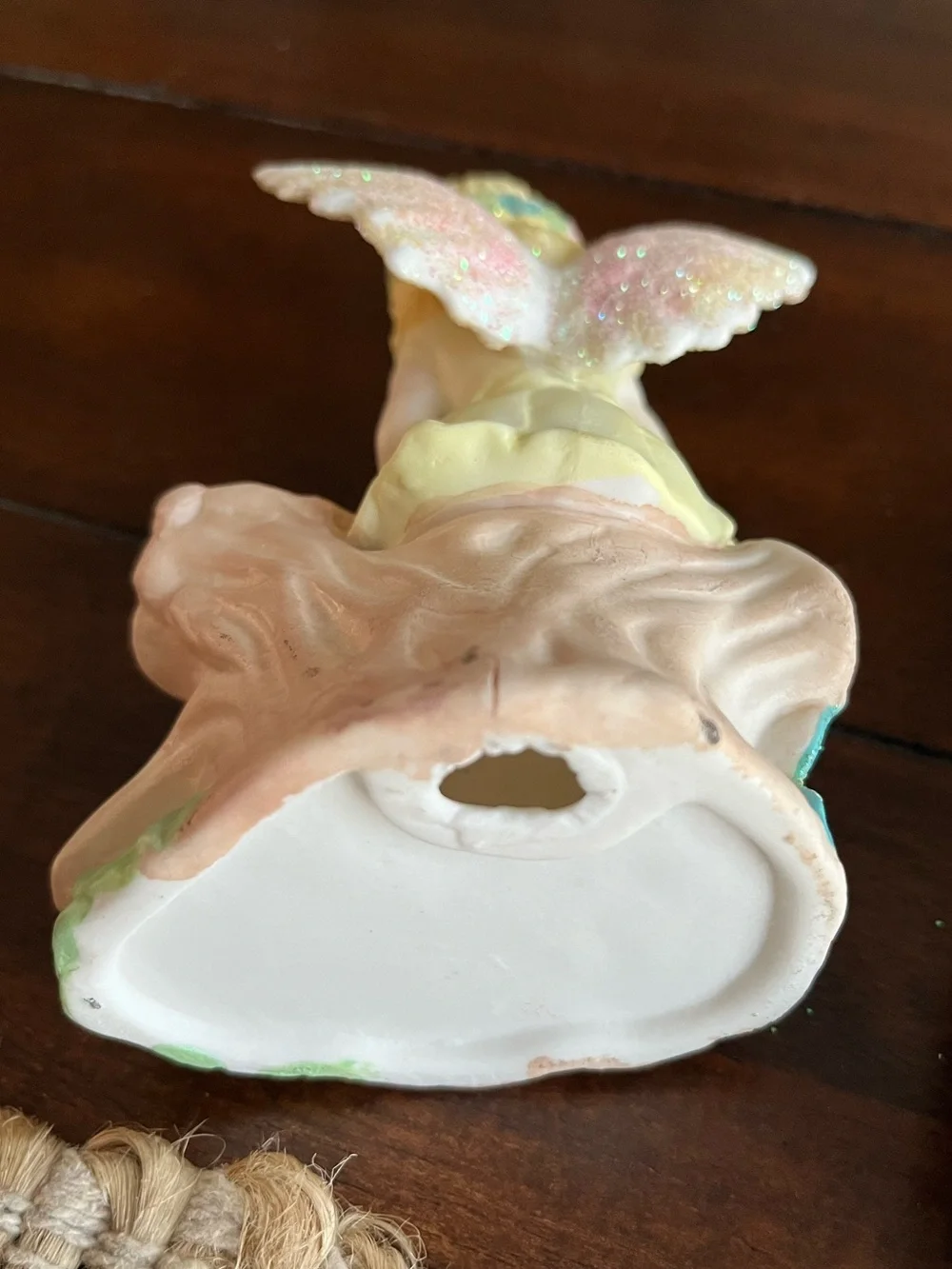 Fairy Figurine & Teddy Bear Photo Frame Set Nursery Cottagecore Decor